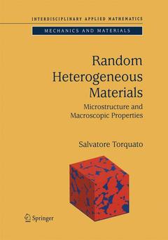 Couverture de l’ouvrage Random Heterogeneous Materials
