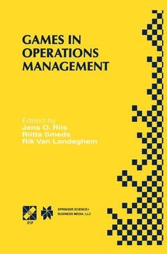 Cover of the book Games in Operations Management