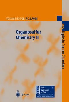 Couverture de l’ouvrage Organosulfur Chemistry II