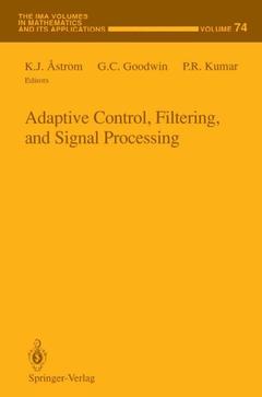 Couverture de l’ouvrage Adaptive Control, Filtering, and Signal Processing
