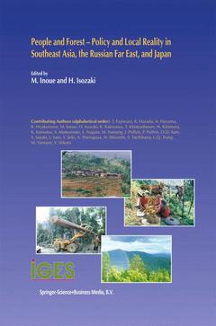 Couverture de l’ouvrage People and Forest — Policy and Local Reality in Southeast Asia, the Russian Far East, and Japan