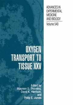 Couverture de l’ouvrage Oxygen Transport to Tissue XXV