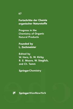 Couverture de l’ouvrage Fortschritte der Chemie organischer Naturstoffe / Progress in the Chemistry of Organic Natural Products