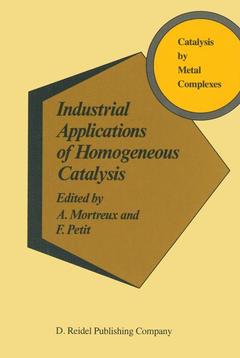 Couverture de l’ouvrage Industrial Applications of Homogeneous Catalysis