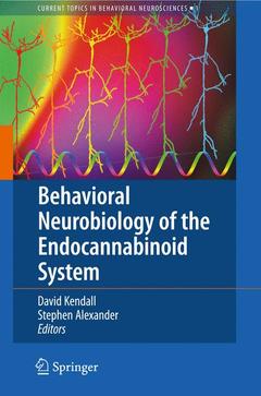 Couverture de l’ouvrage Behavioral Neurobiology of the Endocannabinoid System