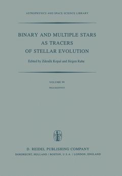 Couverture de l’ouvrage Binary and Multiple Stars as Tracers of Stellar Evolution