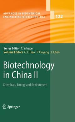 Couverture de l’ouvrage Biotechnology in China II