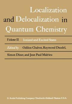 Couverture de l’ouvrage Localization and Delocalization in Quantum Chemistry