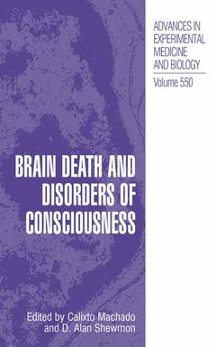 Couverture de l’ouvrage Brain Death and Disorders of Consciousness
