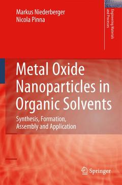 Couverture de l’ouvrage Metal Oxide Nanoparticles in Organic Solvents