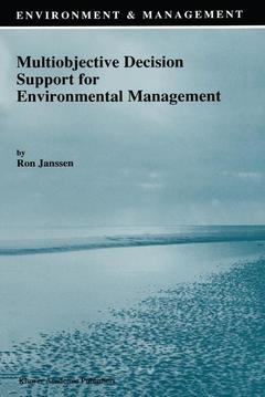 Cover of the book Multiobjective Decision Support for Environmental Management