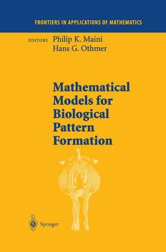 Couverture de l’ouvrage Mathematical Models for Biological Pattern Formation