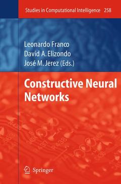 Couverture de l’ouvrage Constructive Neural Networks