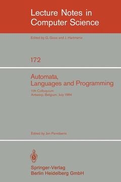 Couverture de l’ouvrage Automata, Languages, and Programming