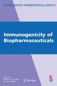 Couverture de l’ouvrage Immunogenicity of Biopharmaceuticals