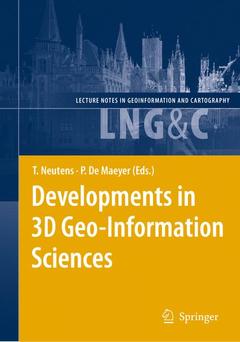 Couverture de l’ouvrage Developments in 3D Geo-Information Sciences
