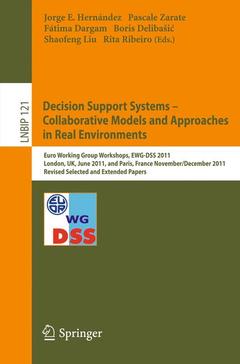 Couverture de l’ouvrage Decision Support Systems – Collaborative Models and Approaches in Real Environments