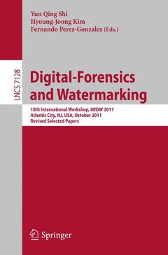 Couverture de l’ouvrage Digital Forensics and Watermarking