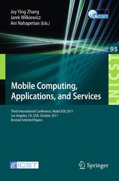 Couverture de l’ouvrage Mobile Computing, Applications, and Services