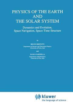 Couverture de l’ouvrage Physics of the Earth and the Solar System