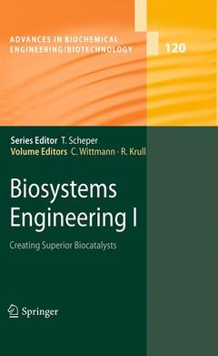 Couverture de l’ouvrage Biosystems Engineering I