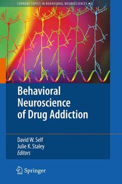 Couverture de l’ouvrage Behavioral Neuroscience of Drug Addiction