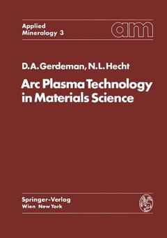 Couverture de l’ouvrage Arc Plasma Technology in Materials Science