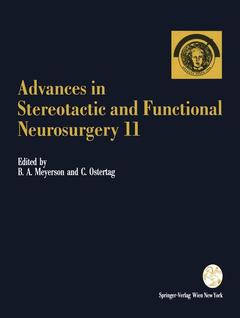 Couverture de l’ouvrage Advances in Stereotactic and Functional Neurosurgery 11