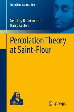Cover of the book Percolation Theory at Saint-Flour