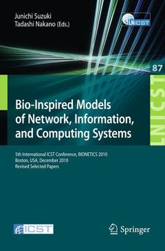 Couverture de l’ouvrage Bio-Inspired Models of Network, Information, and Computing Systems
