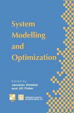 Couverture de l’ouvrage System Modelling and Optimization