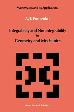 Cover of the book Integrability and Nonintegrability in Geometry and Mechanics