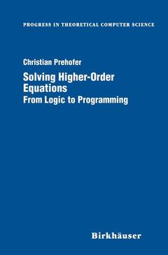 Couverture de l’ouvrage Solving Higher-Order Equations