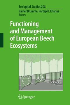Couverture de l’ouvrage Functioning and Management of European Beech Ecosystems