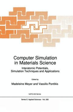 Couverture de l’ouvrage Computer Simulation in Materials Science