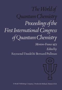 Couverture de l’ouvrage The World of Quantum Chemistry
