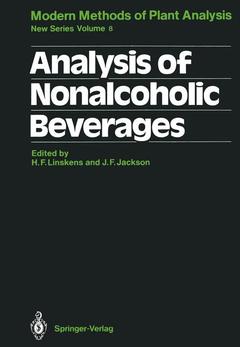 Couverture de l’ouvrage Analysis of Nonalcoholic Beverages