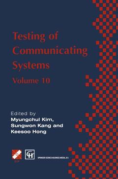 Cover of the book Testing of Communicating Systems