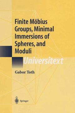 Cover of the book Finite Möbius Groups, Minimal Immersions of Spheres, and Moduli