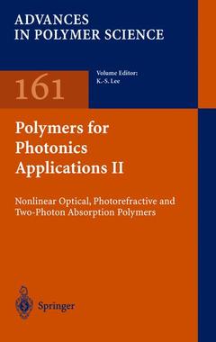 Couverture de l’ouvrage Polymers for Photonics Applications II