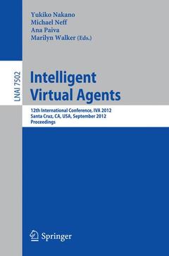 Cover of the book Intelligent Virtual Agents