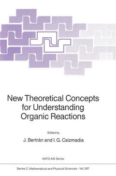 Cover of the book New Theoretical Concepts for Understanding Organic Reactions