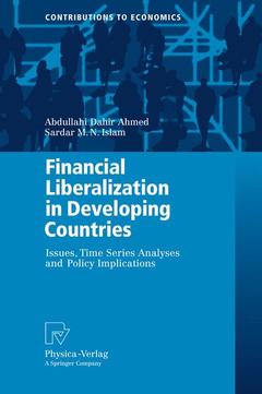 Couverture de l’ouvrage Financial Liberalization in Developing Countries