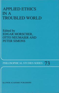 Couverture de l’ouvrage Applied Ethics in a Troubled World