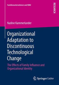 Couverture de l’ouvrage Organizational Adaptation to Discontinuous Technological Change