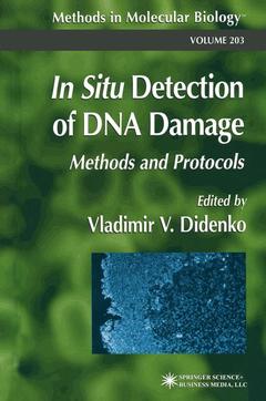 Couverture de l’ouvrage In Situ Detection of DNA Damage