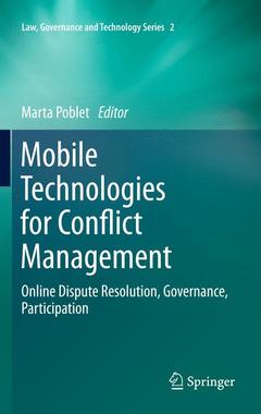 Cover of the book Mobile Technologies for Conflict Management