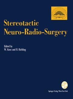 Couverture de l’ouvrage Stereotactic Neuro-Radio-Surgery