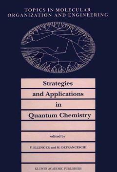 Cover of the book Strategies and Applications in Quantum Chemistry