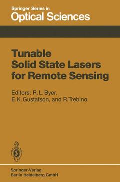 Couverture de l’ouvrage Tunable Solid State Lasers for Remote Sensing